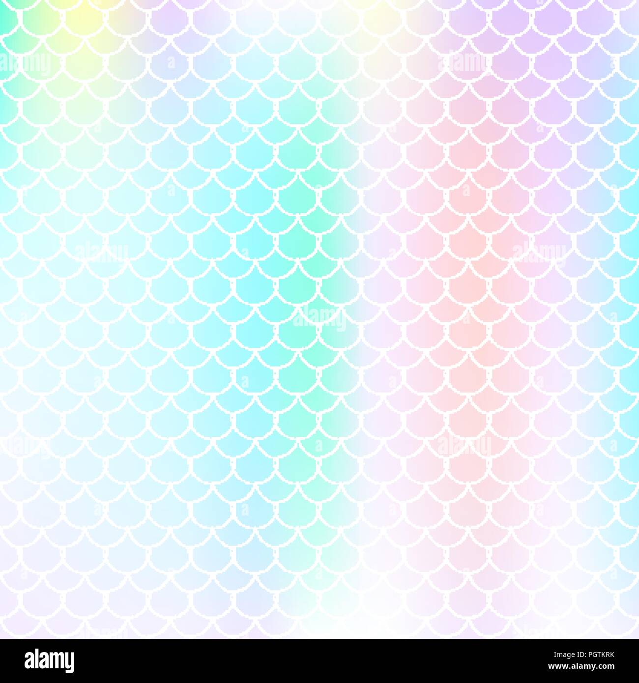 Gradient mermaid background with holographic scales Stock Vector Image &  Art - Alamy