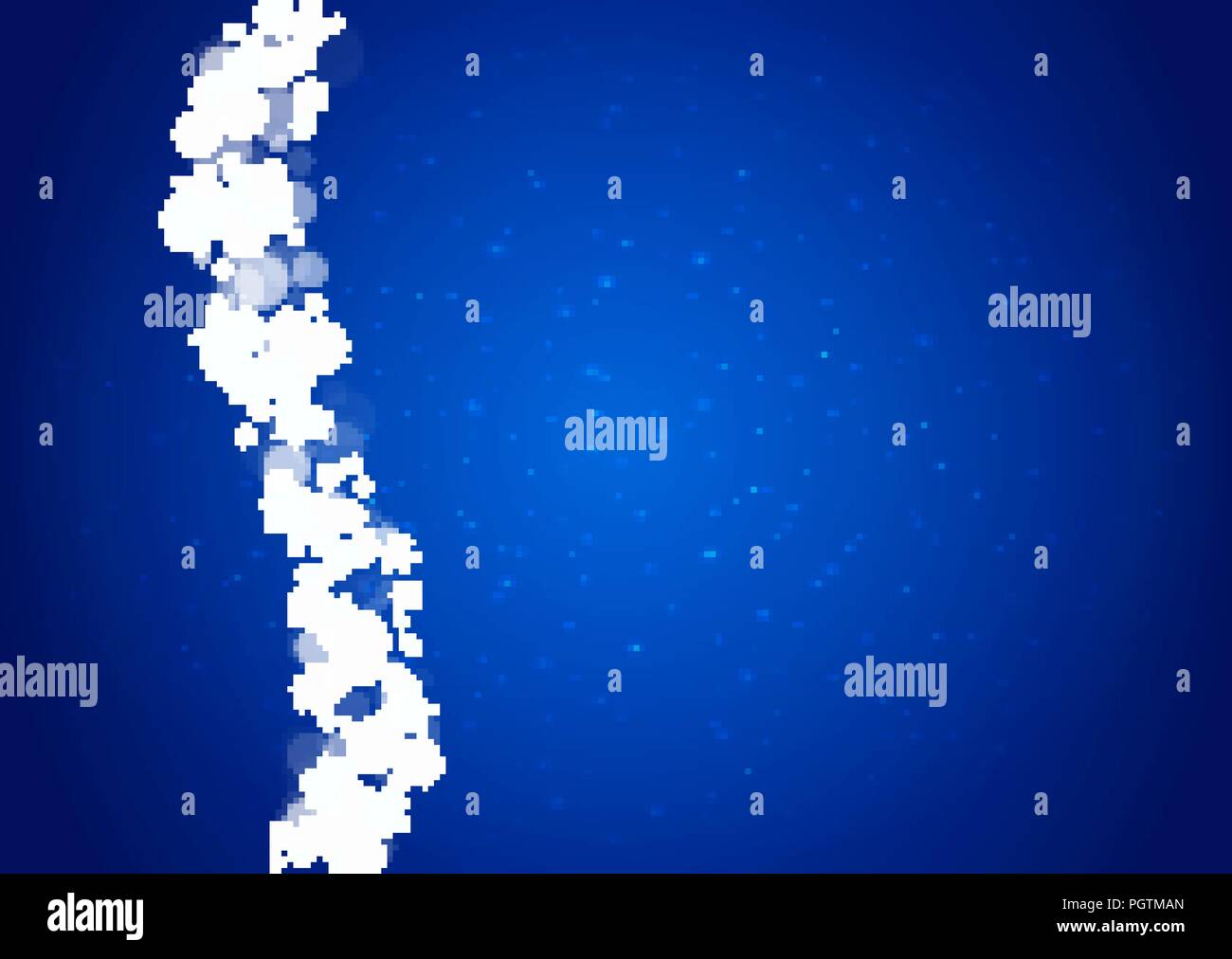 Falling snow blue background Stock Vector Images - Alamy