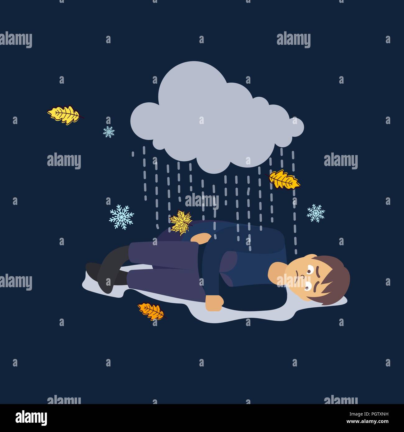 Miserable office Stock Vector Images - Alamy
