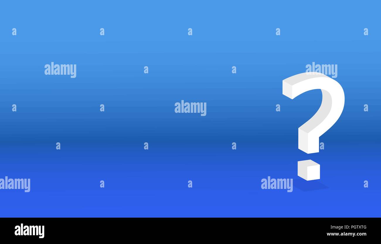 Question mark icon. Help symbol. FAQ sign on background. Stock Vector