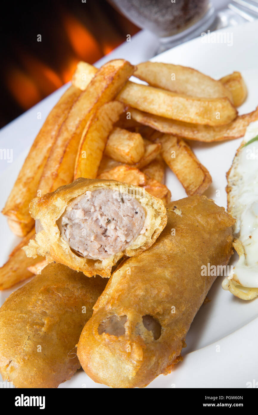 Battered sausage hires stock photography and images Alamy