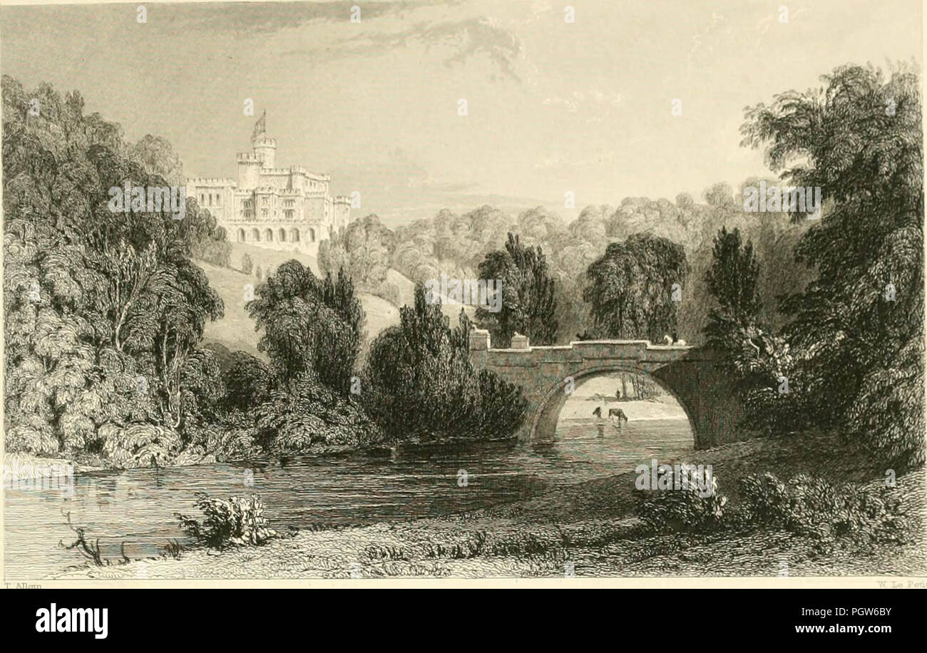 'Westmoreland, Cumberland, Durham, and Northumberland, illustrated : from original drawings by Thomas Allom, George Pickering, & c. ; with descriptions by T. Rose' (1835) Stock Photo