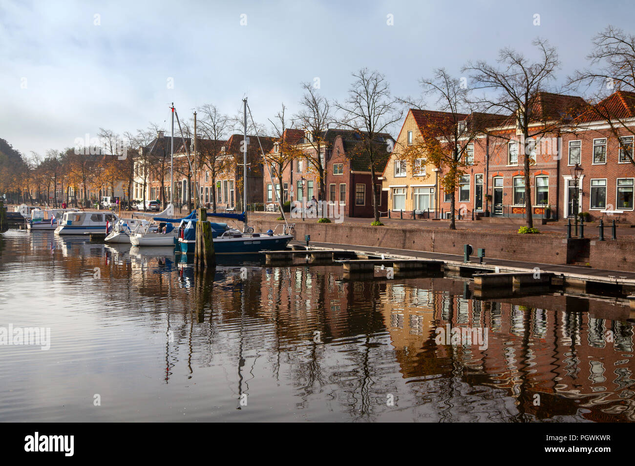 Port of Blokzijl, Overijssel, Netherlands Stock Photo Alamy