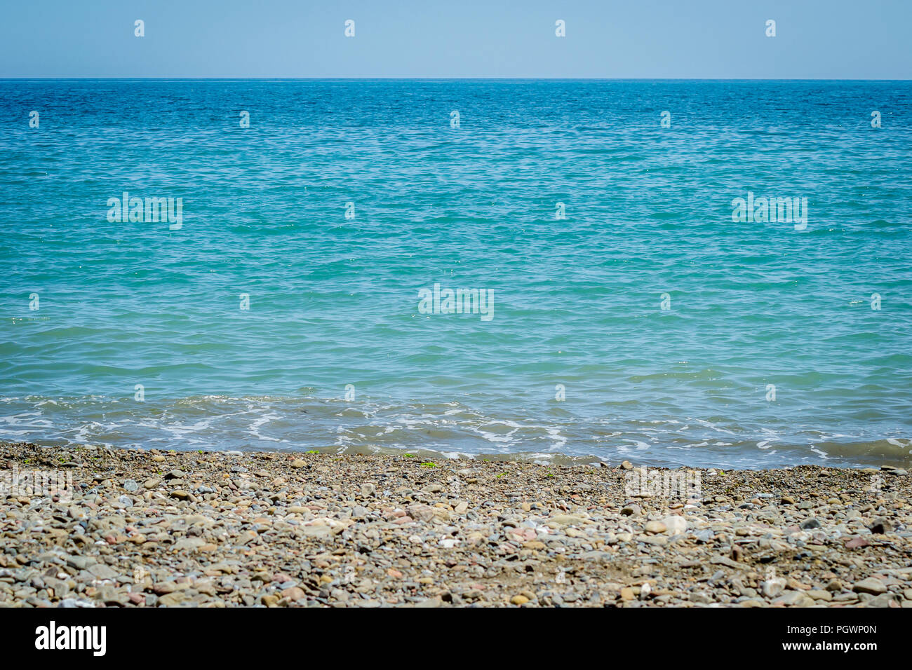 Jebha beach Stock Photo