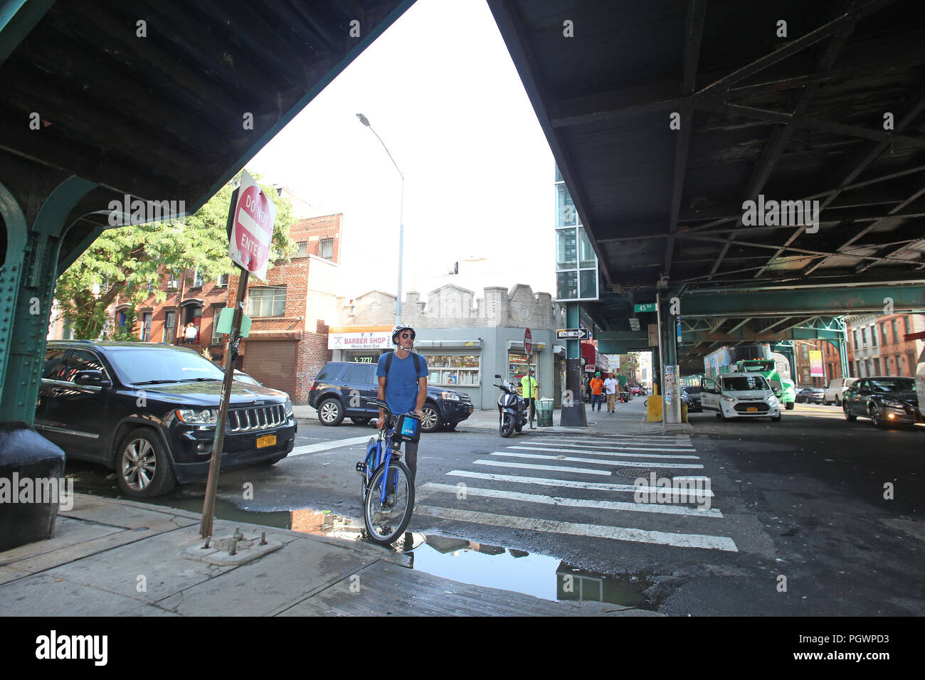 New York City, United States. 28th Aug, 2018. Revel Transit, a recent