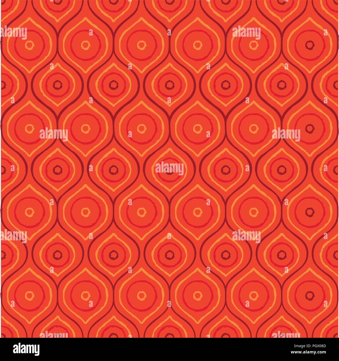 Abstract Aboriginal dot painting in vector format Stock Vector