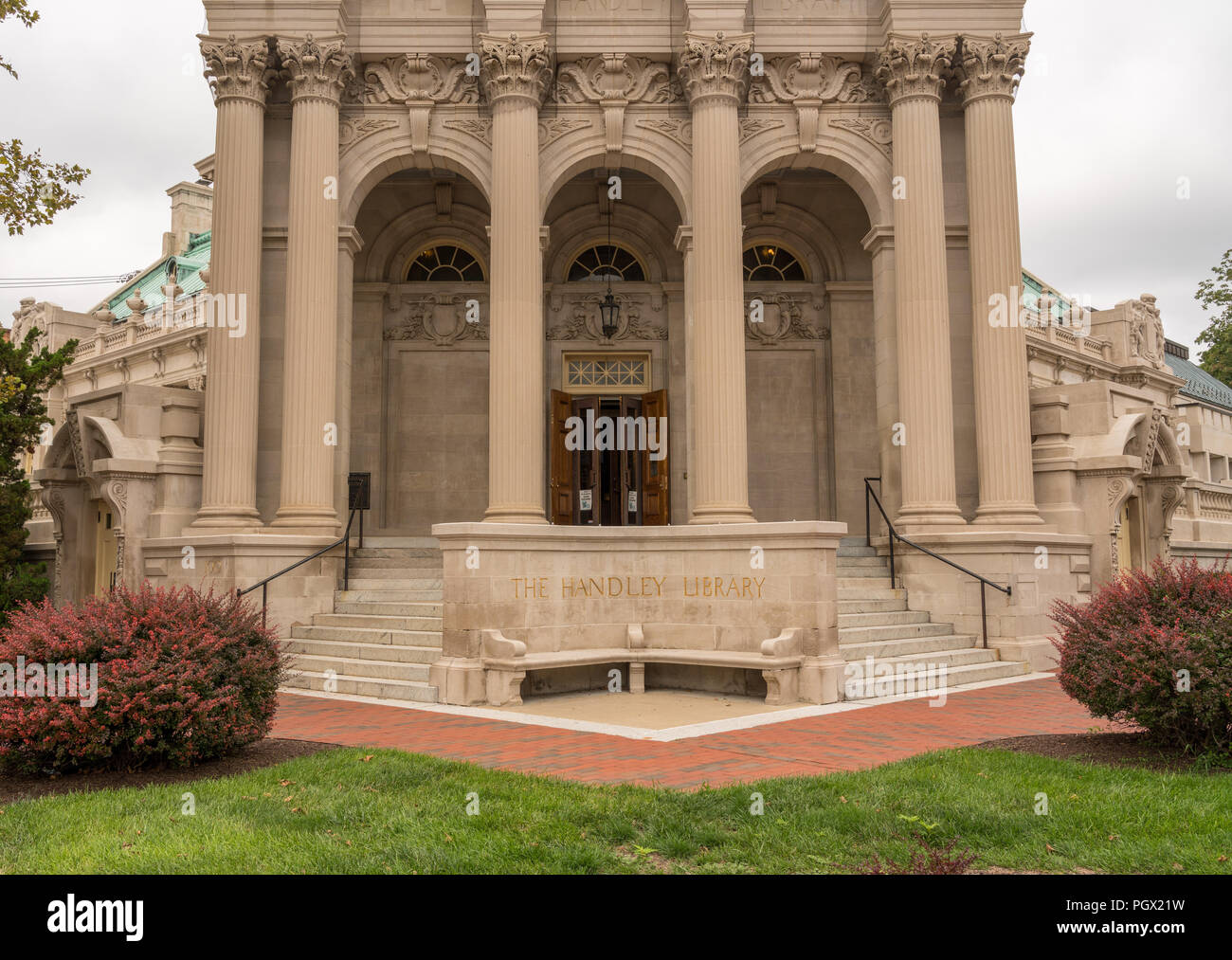 Handley Library building in Winchester VA Stock Photo Alamy