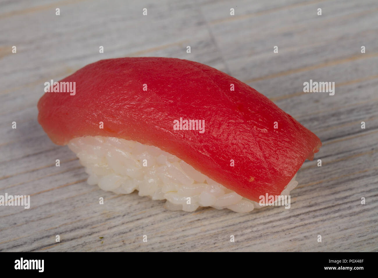 Japanese cold Sushi with tuna Stock Photo Alamy