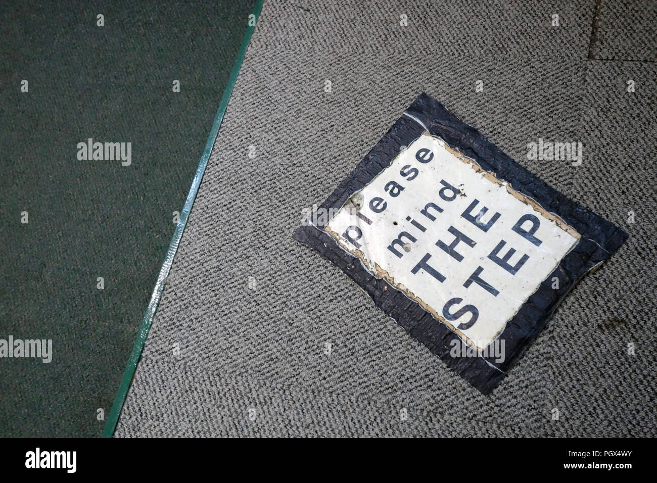 Please mind the step hi-res stock photography and images - Alamy