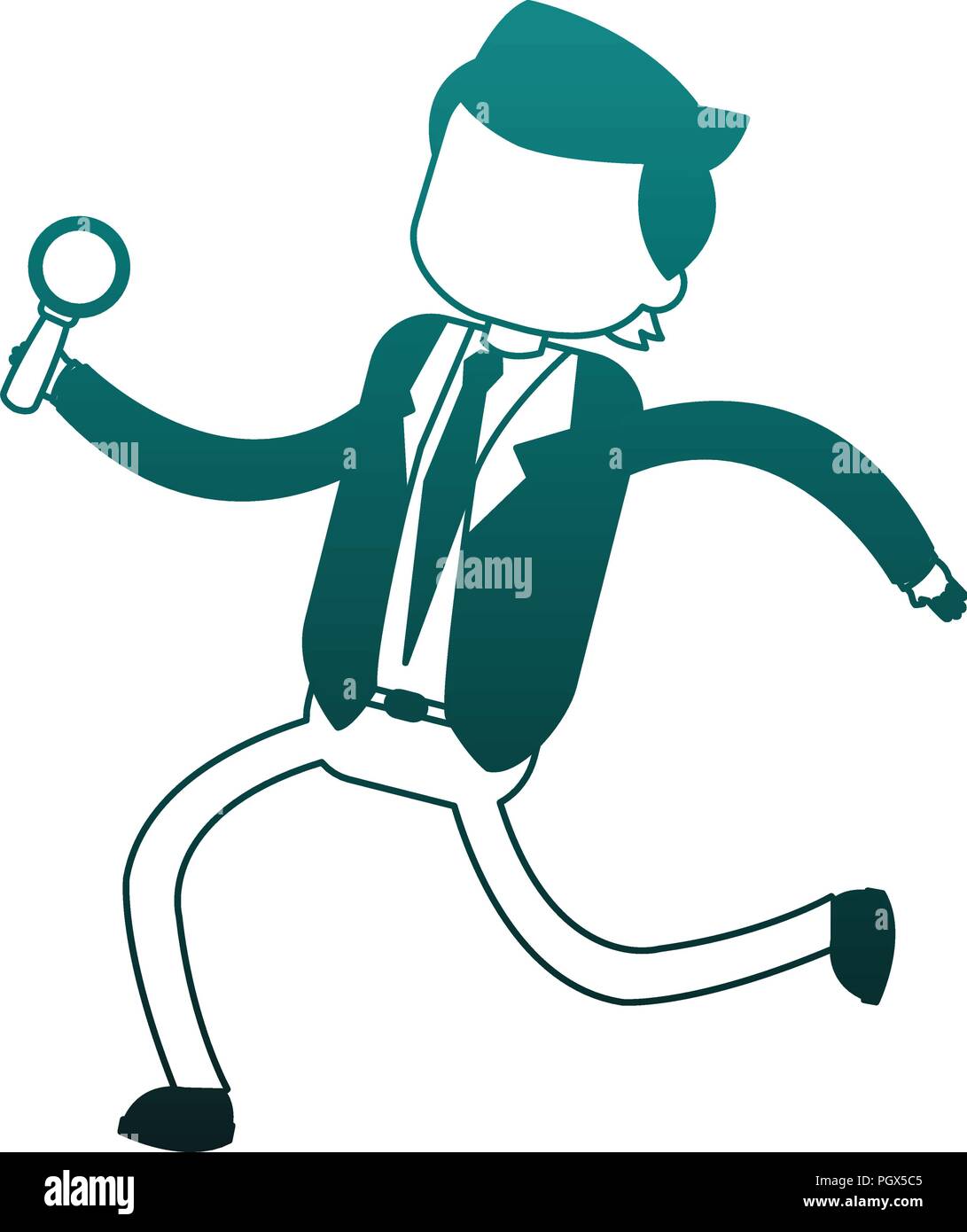 Executive businessman avatar blue lines Stock Vector Image & Art - Alamy