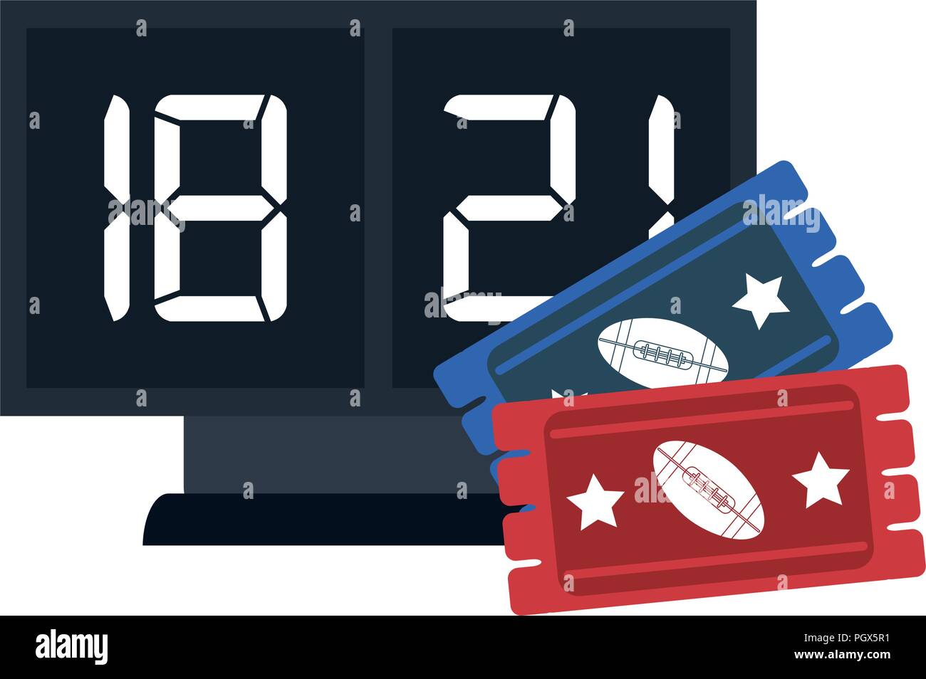 Tickets to football game Stock Vector Images - Alamy