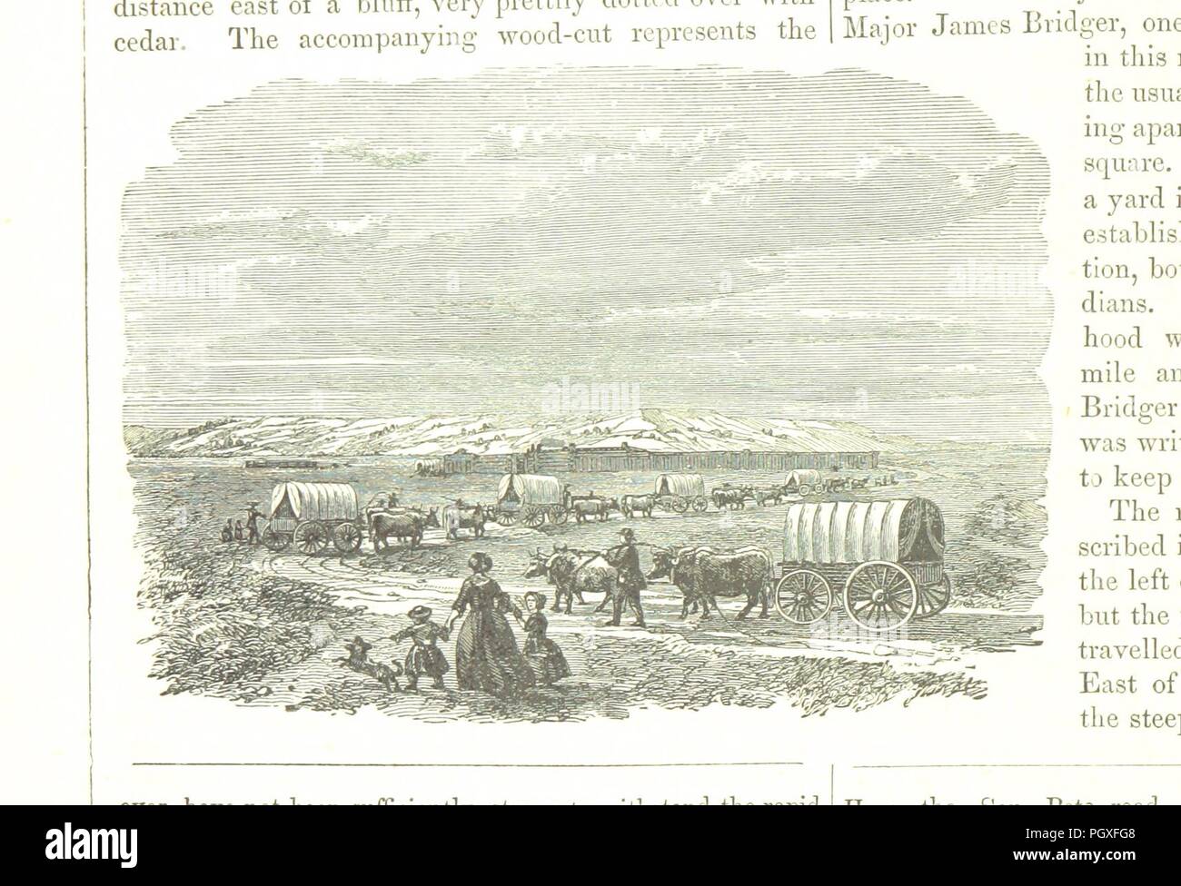 Image  from page 216 of 'Route from Liverpool to Great Salt Lake Valley illustrated ... from sketches ... by Frederick Piercy, and containing a map of the overland portion of the journey. Edited by J. Linforth. [With plates, 0088. Stock Photo