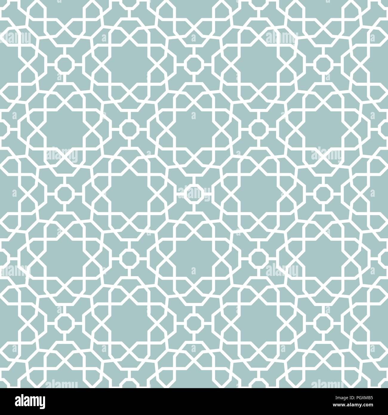 Seamless Geometric Vector Blue and White Background Stock Vector Image ...