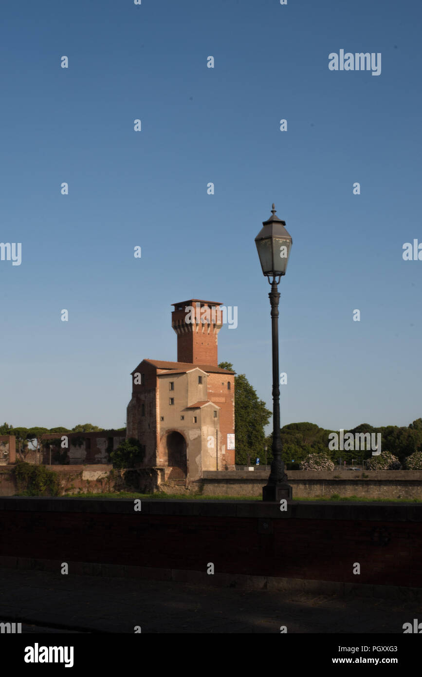 The Cittadella.Once upon a time this fortres was along the sea Stock Photo