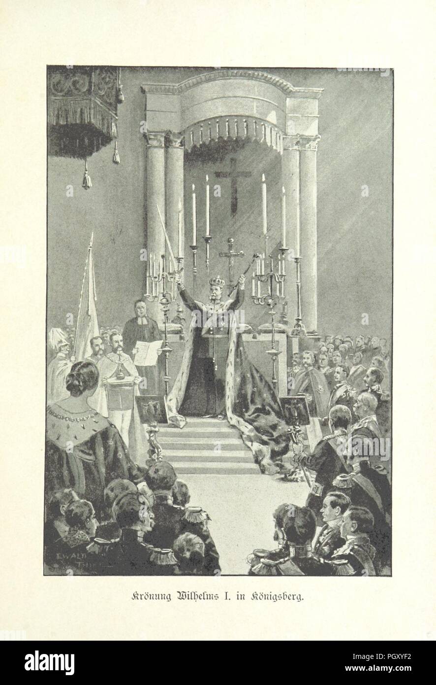 Image  from page 823 of 'Deutscher Kaiser-Saal. Geschichte der deutschen Kaiser in Biographien ... Mit 50 Vollbildern, etc' . Stock Photo