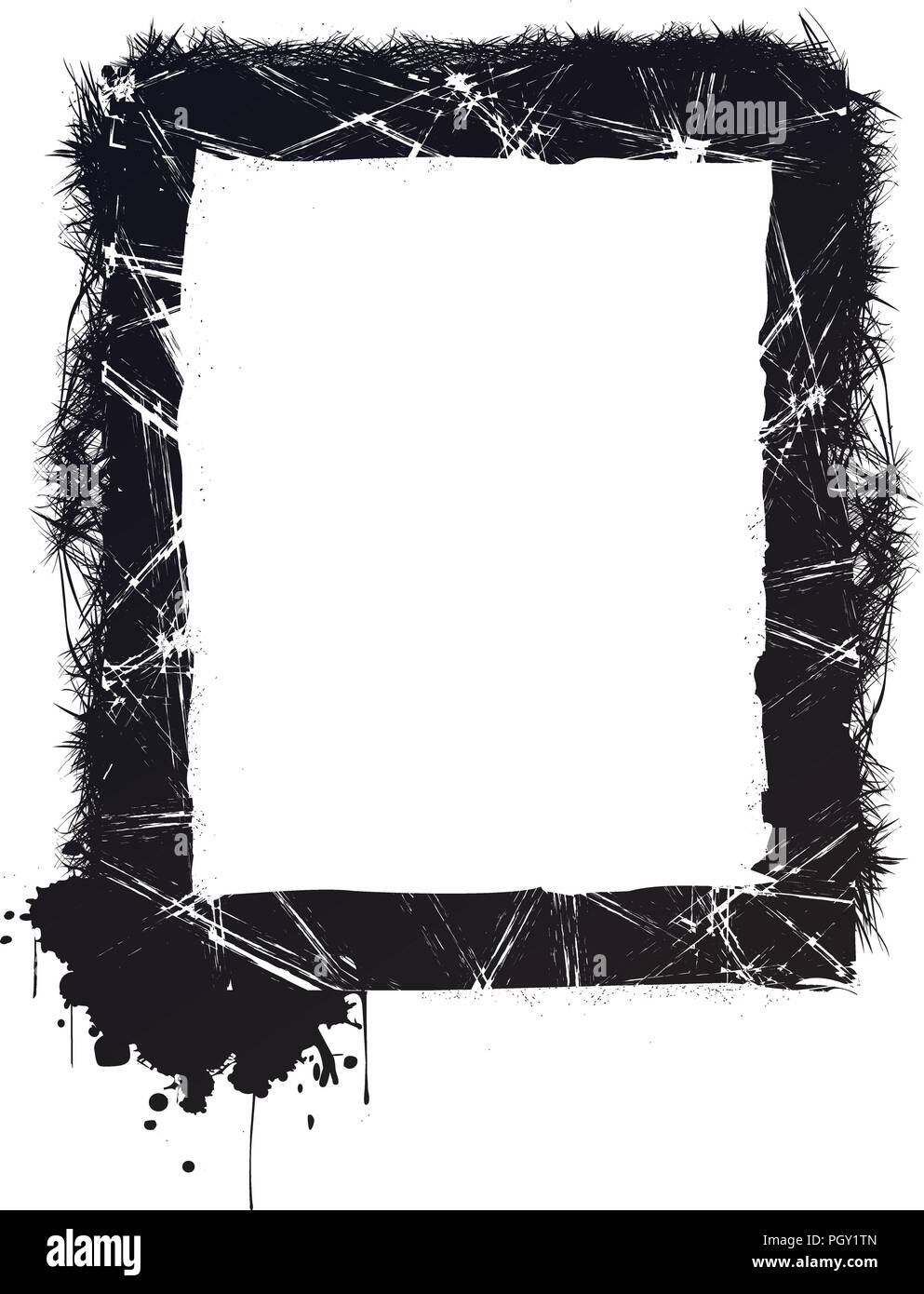 Grunge frame vector Stock Vector Image & Art - Alamy