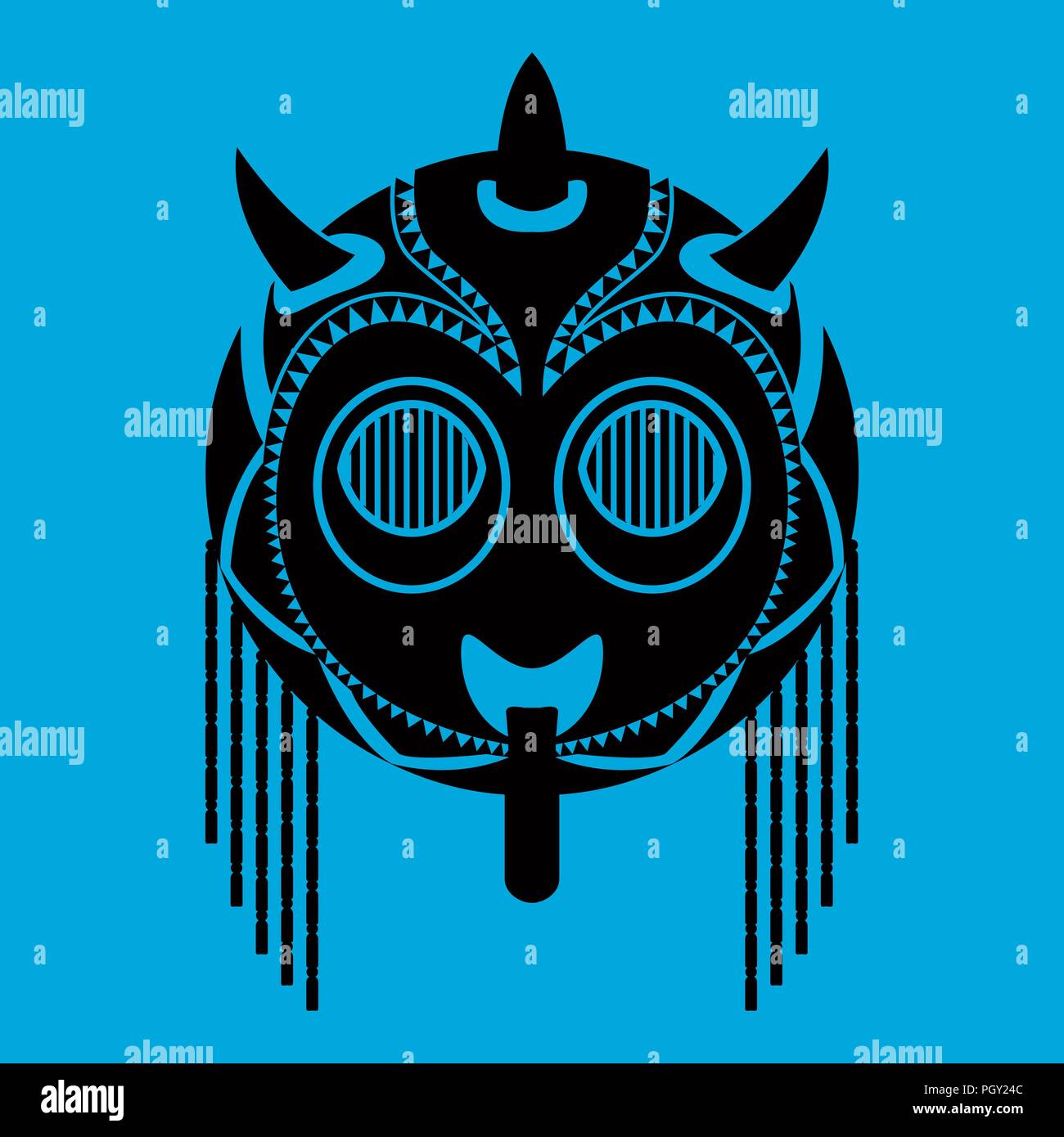 Tribal mask design, abstract art Stock Vector Image & Art Alamy