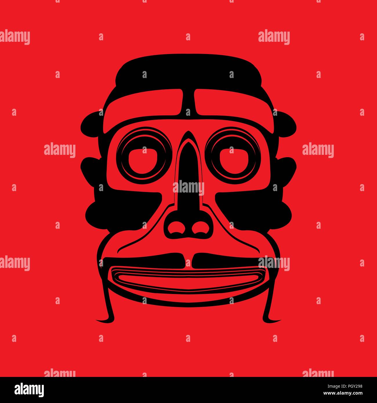 Tribal mask design, abstract art Stock Vector Image & Art Alamy