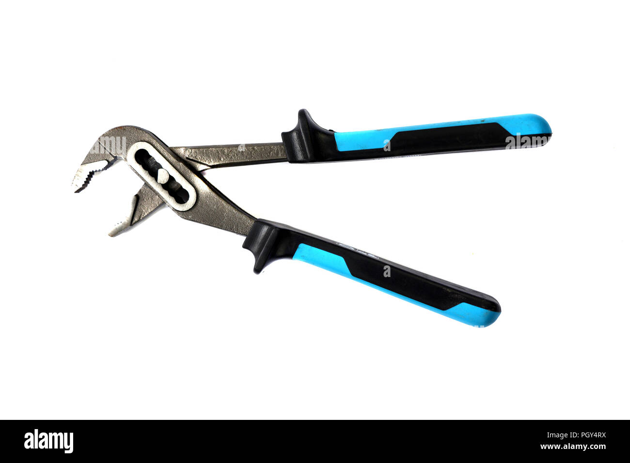 New plumber pliers pincers tool isolated on white background Stock Photo