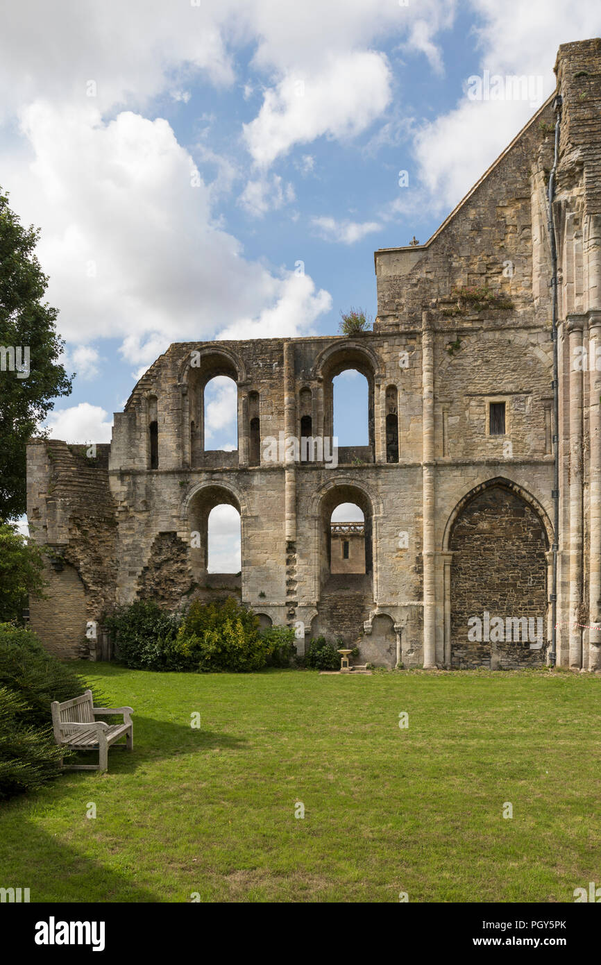 Malmesbury Abbey, Malmesbury, Wiltshire, England, UK Stock Photo