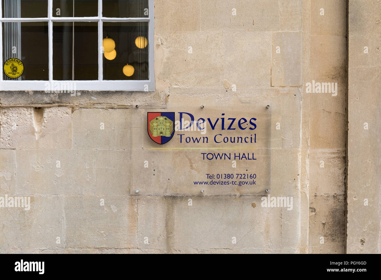 Devizes Town Council, Town Hall, St.John's Street, Devizes, Wiltshire, UK Stock Photo Alamy