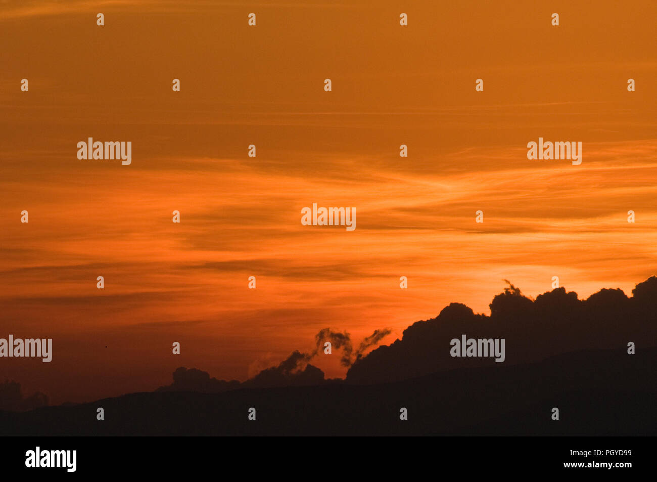 Lanscape sunset hi-res stock photography and images - Alamy