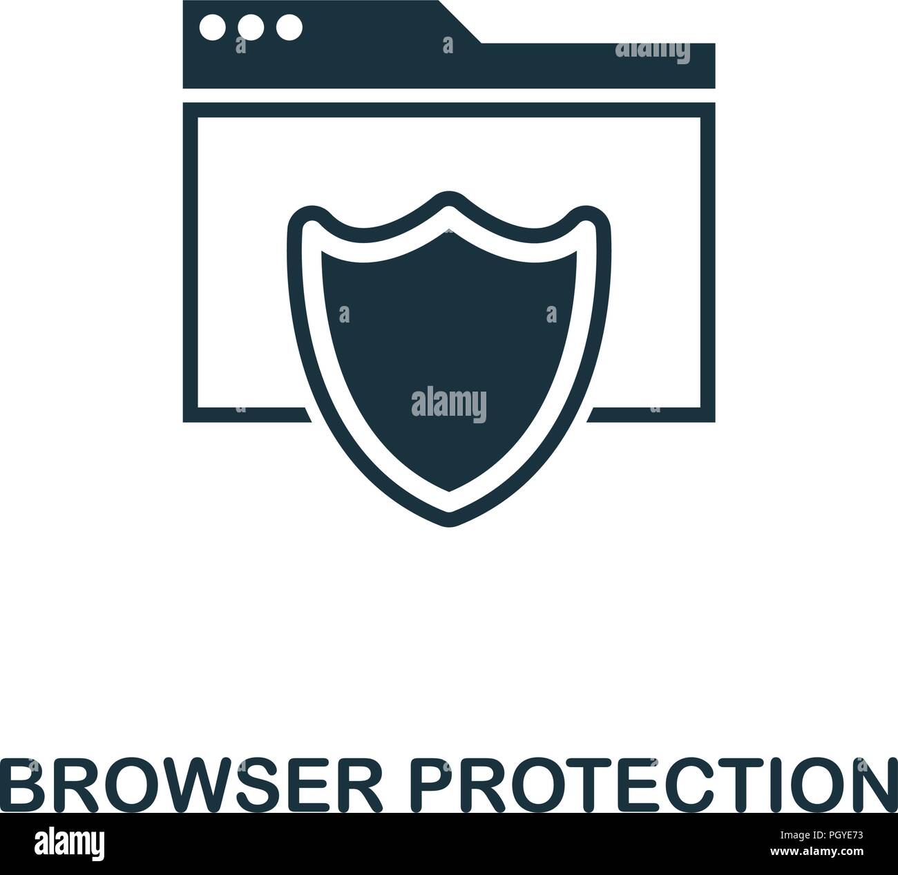 Web browser security vector vectors hi-res stock photography and images ...