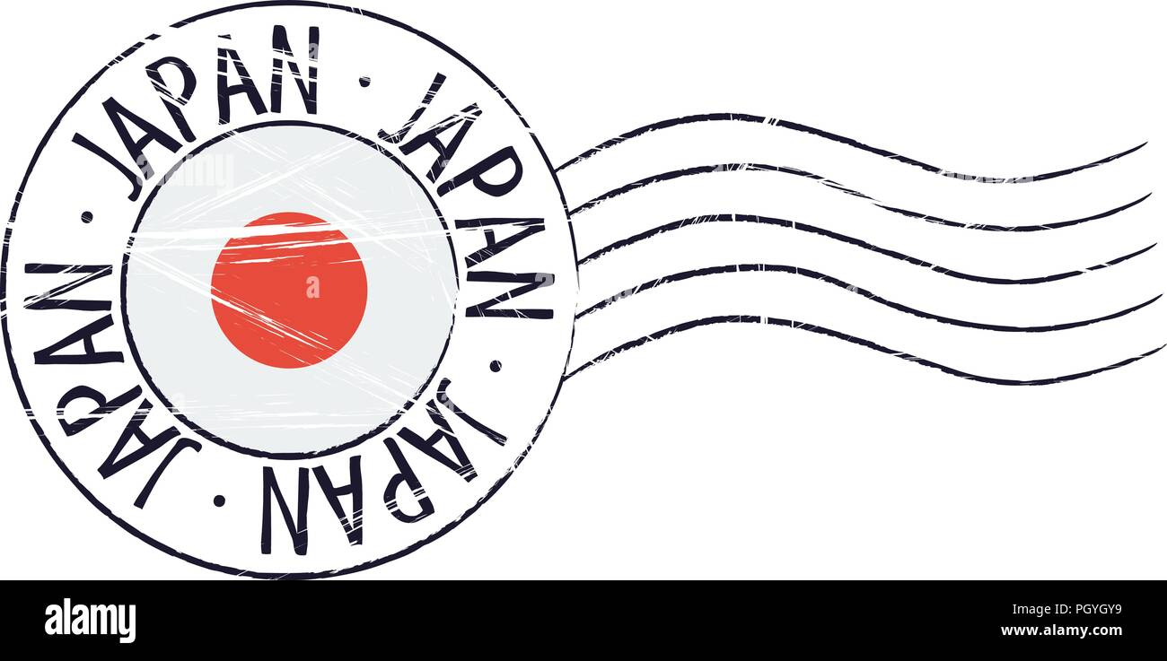 Japan post mark stamp hires stock photography and images Alamy