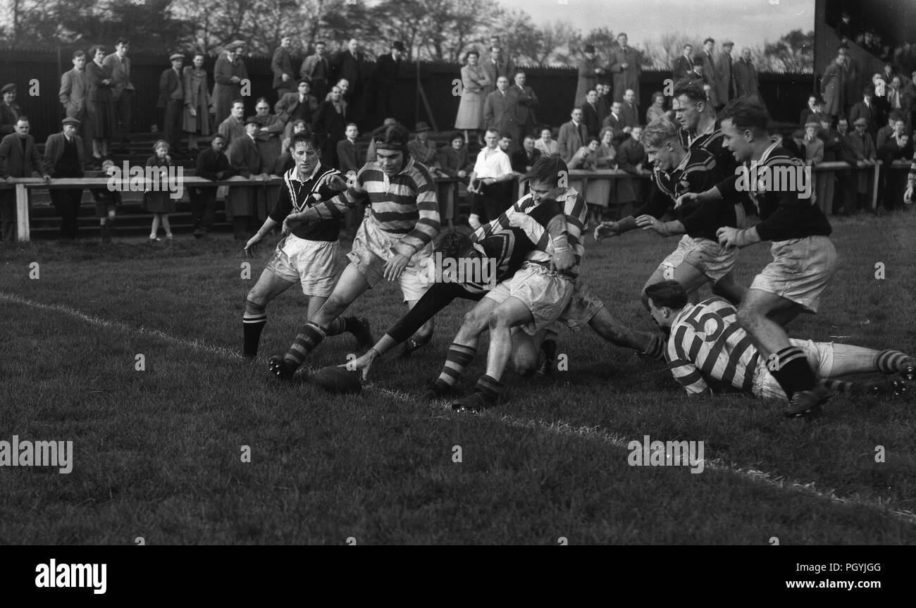 Old rugby league Stock Photo