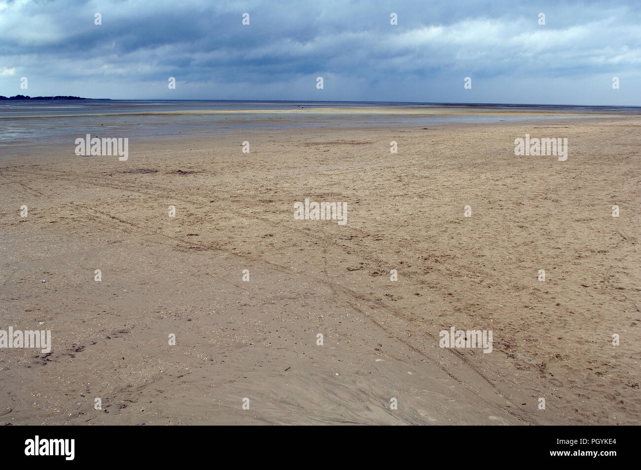 France - Bay of Somme - France - low tide Stock Photo