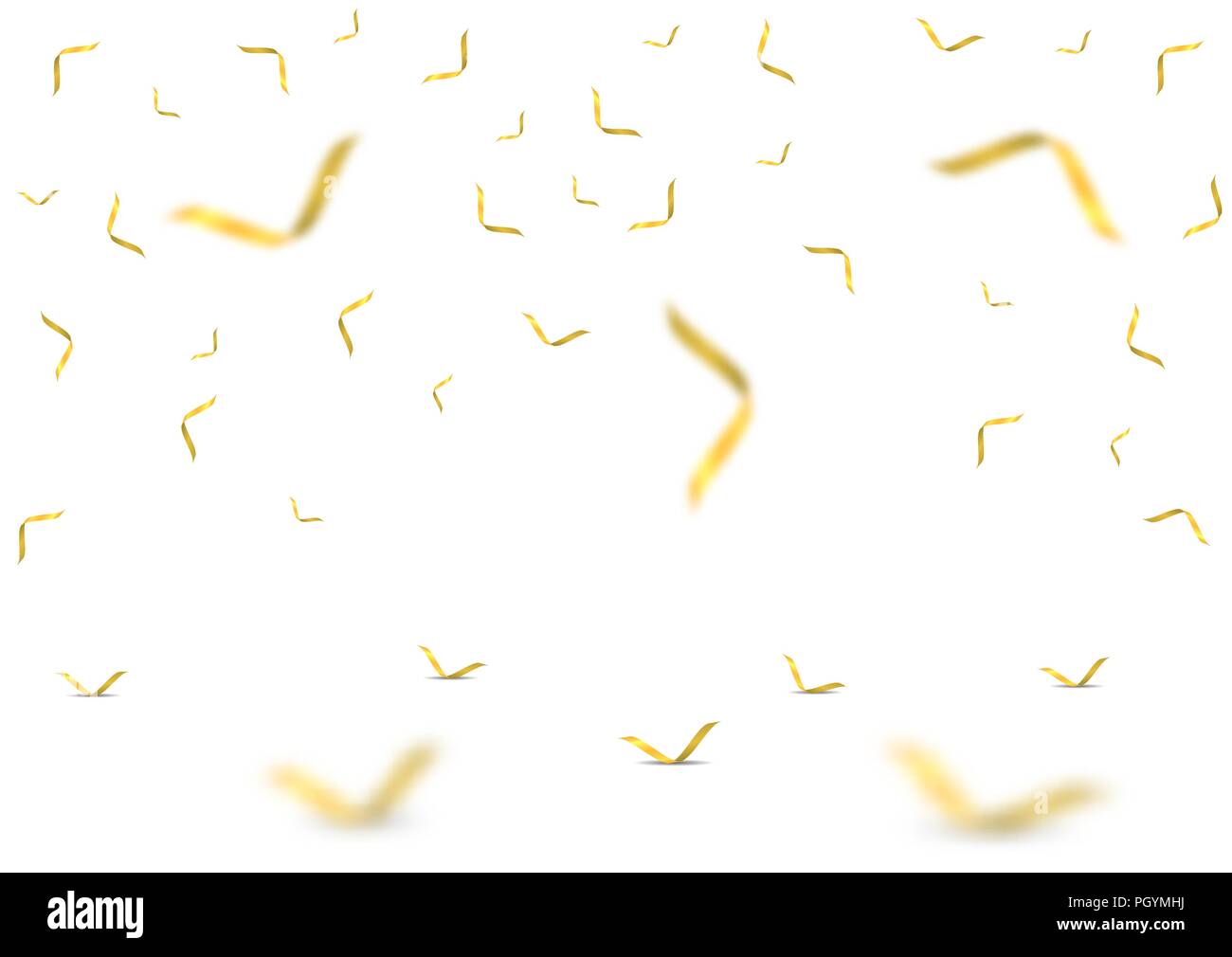 Gold blurred glitter shiny background Cut Out Stock Images & Pictures ...