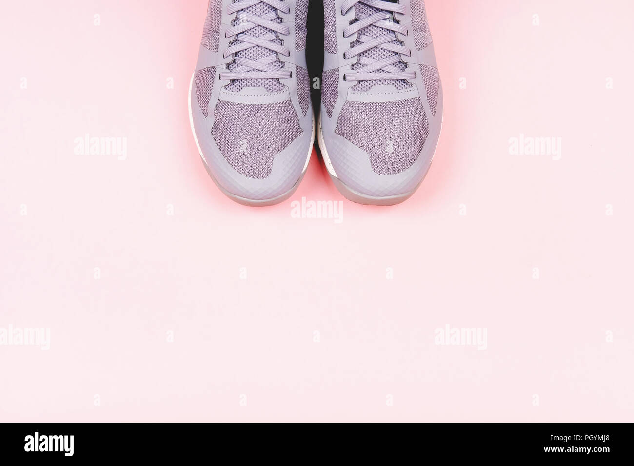 Grey and pink trainers hi-res stock photography and images - Alamy