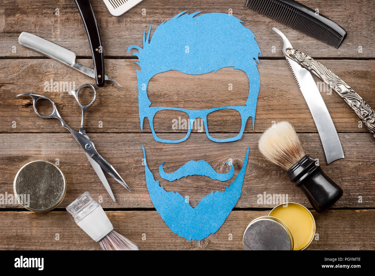 Electric clippers and combs Stock Photo Alamy