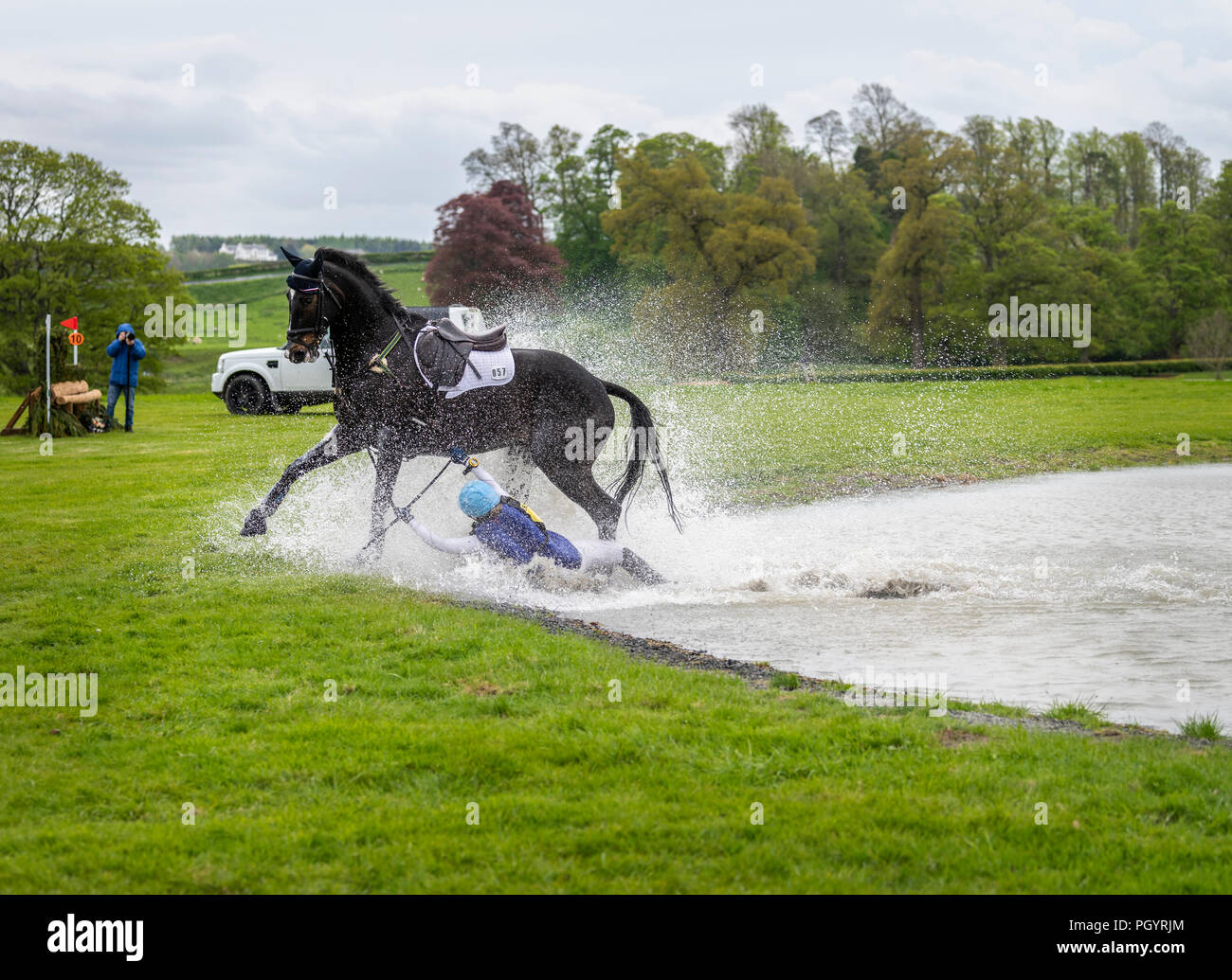 Floors Castle Horse Trials, Kelso, Scottish Borders, 2018 Stock Photo