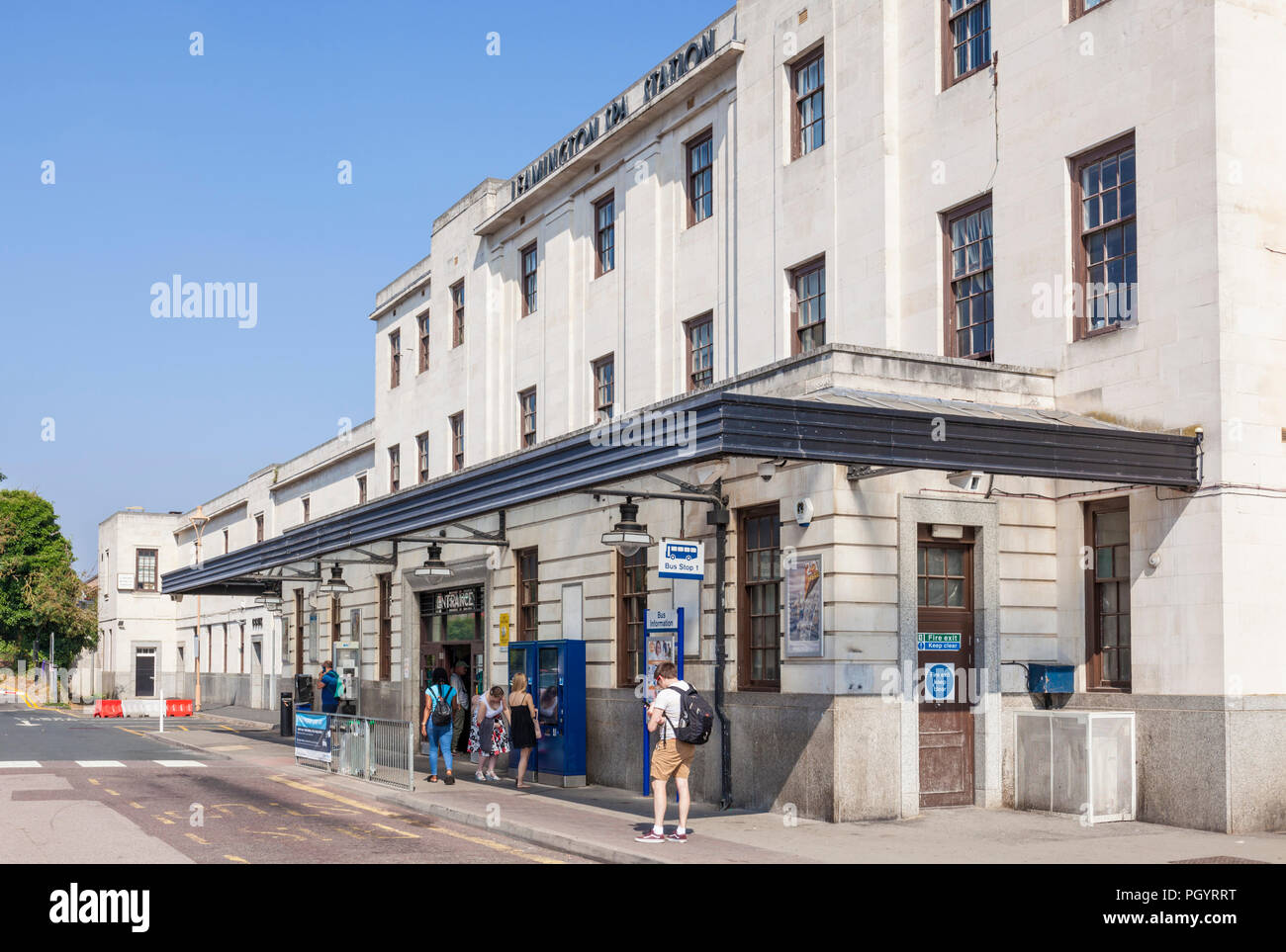 Leamington spa royal leamington spa town railway station exterior royal