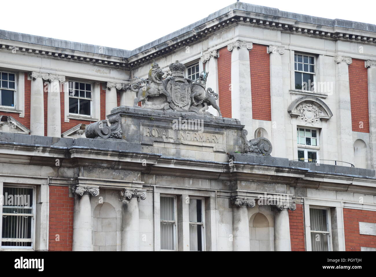 old Manchester Royal Infirmary Stock Photo Alamy