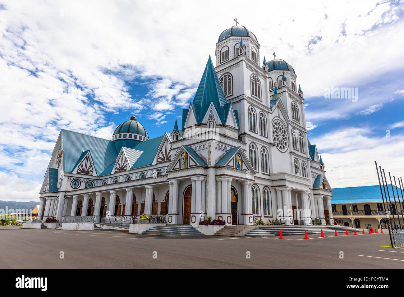 Apia samoa temple hi-res stock photography and images - Alamy