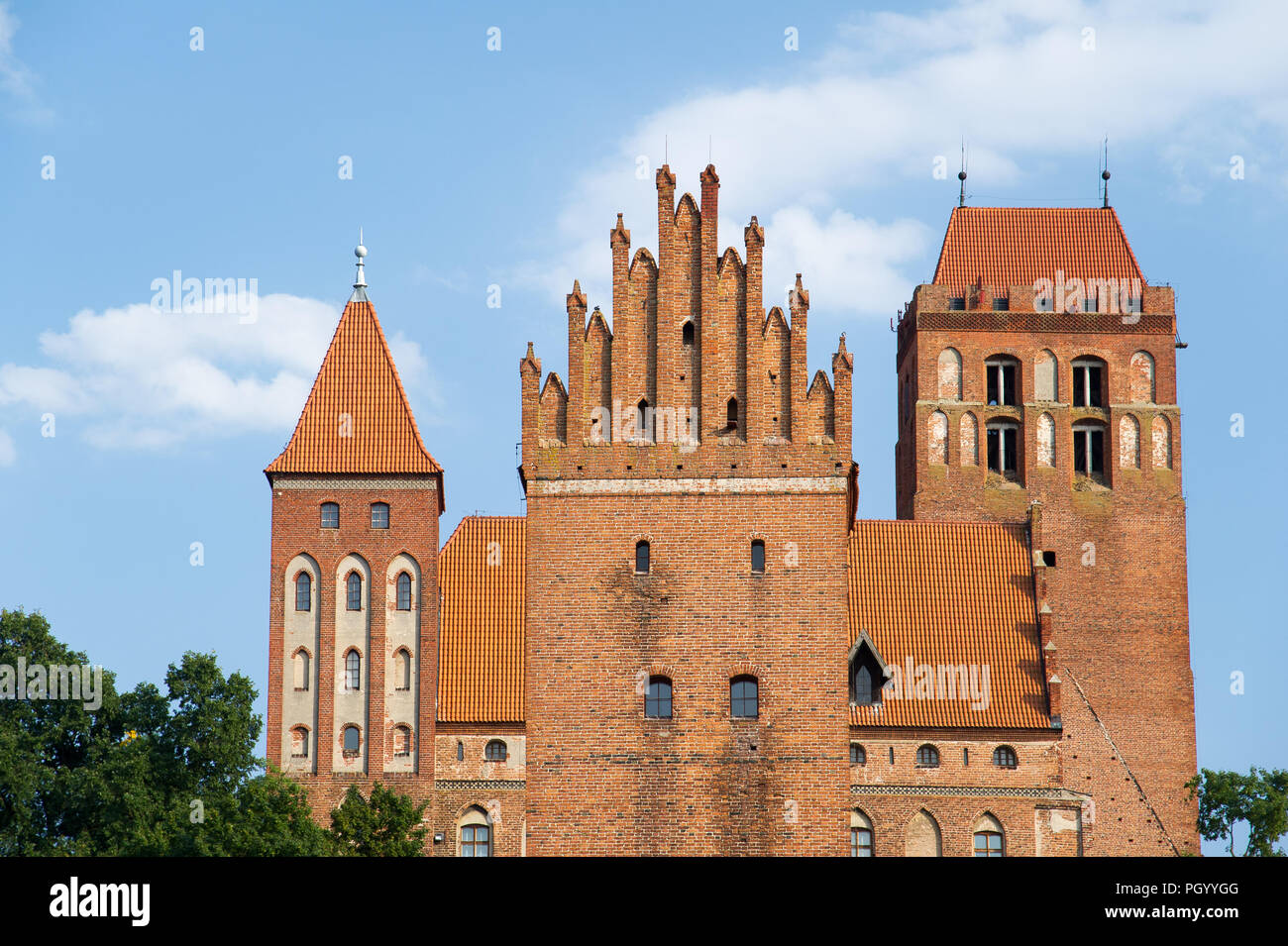 Brick Gothic Gdanisko Dansker Of Brick Gothic Castle A Chapter House Of Bishopric Of Pomesania Built In Teutonic Order Castle Architecture Style And Stock Photo Alamy