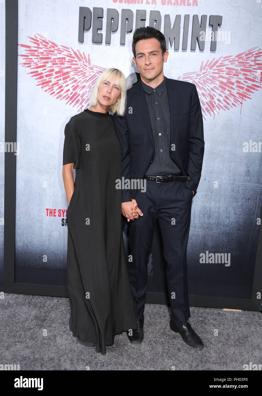 Los Angeles, USA. 28th Aug 2018. (LR) Nicole Vicius and actor John