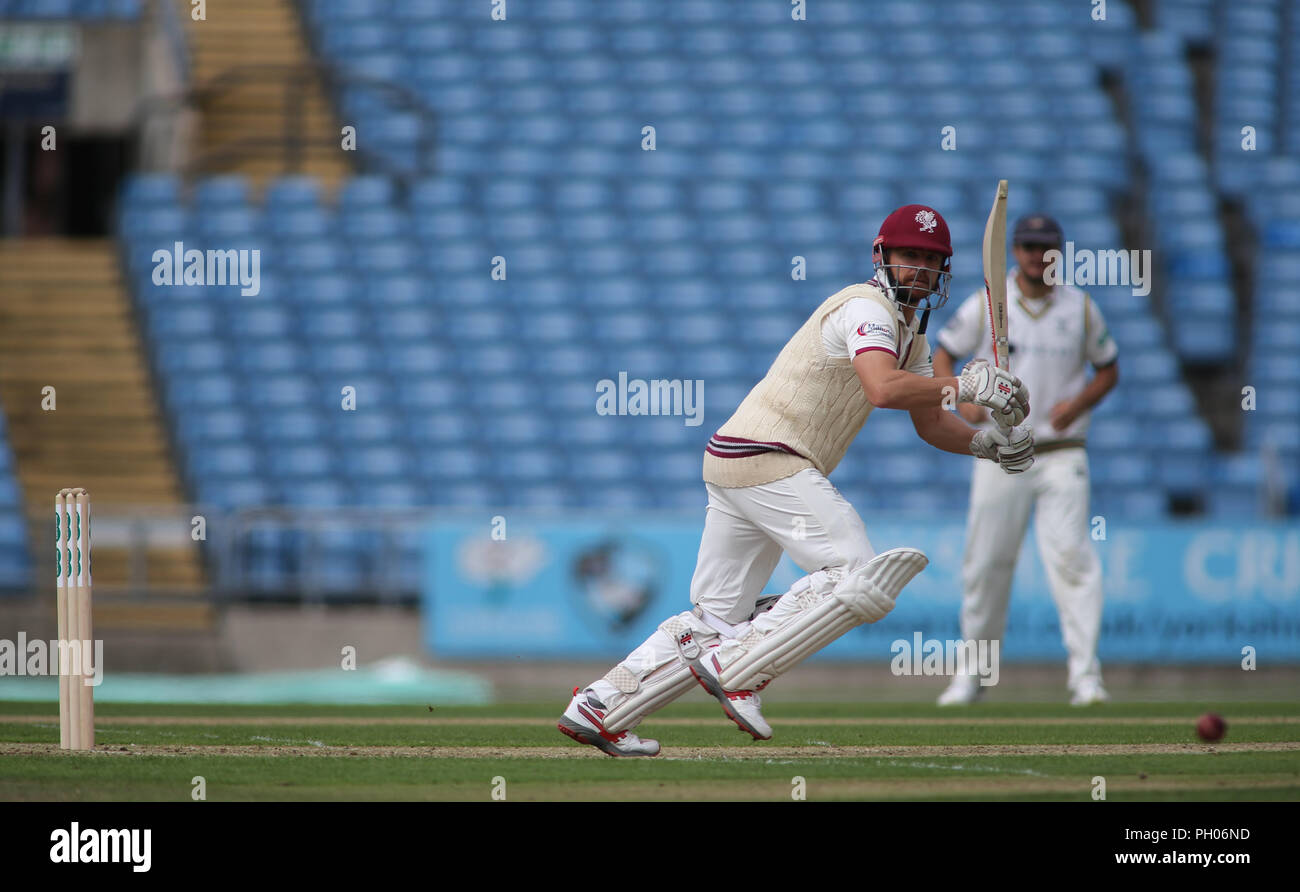 Emerald Headingley Stadium, Leeds, West Yorkshire, 29 August 2018.    James Hildreth of Somerset CCC batting during todays match during the Specsavers County Championship match between Yorkshire CCC and Somerset CCC at Emerald Headingley Stadium.   Credit: Touchlinepics/Alamy Live News Stock Photo