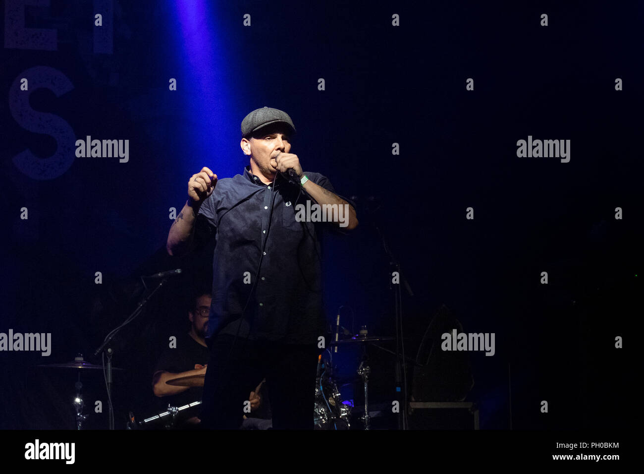 Milan, Italy. August 28, 2018. Street Dogs live at Magnolia Stock Photo