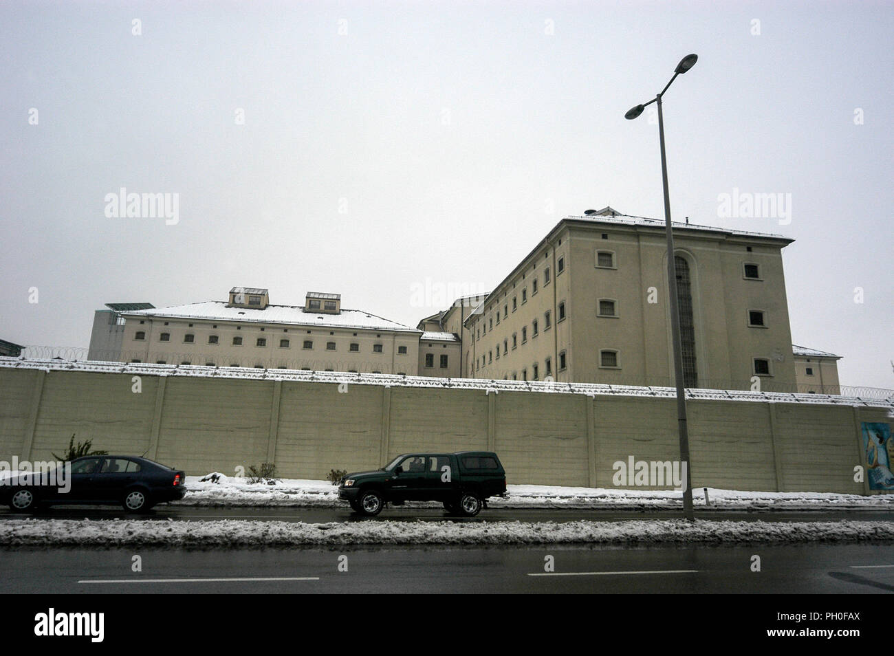 Graz main prison in Austria, where inmates serve longer than three years. Stock Photo