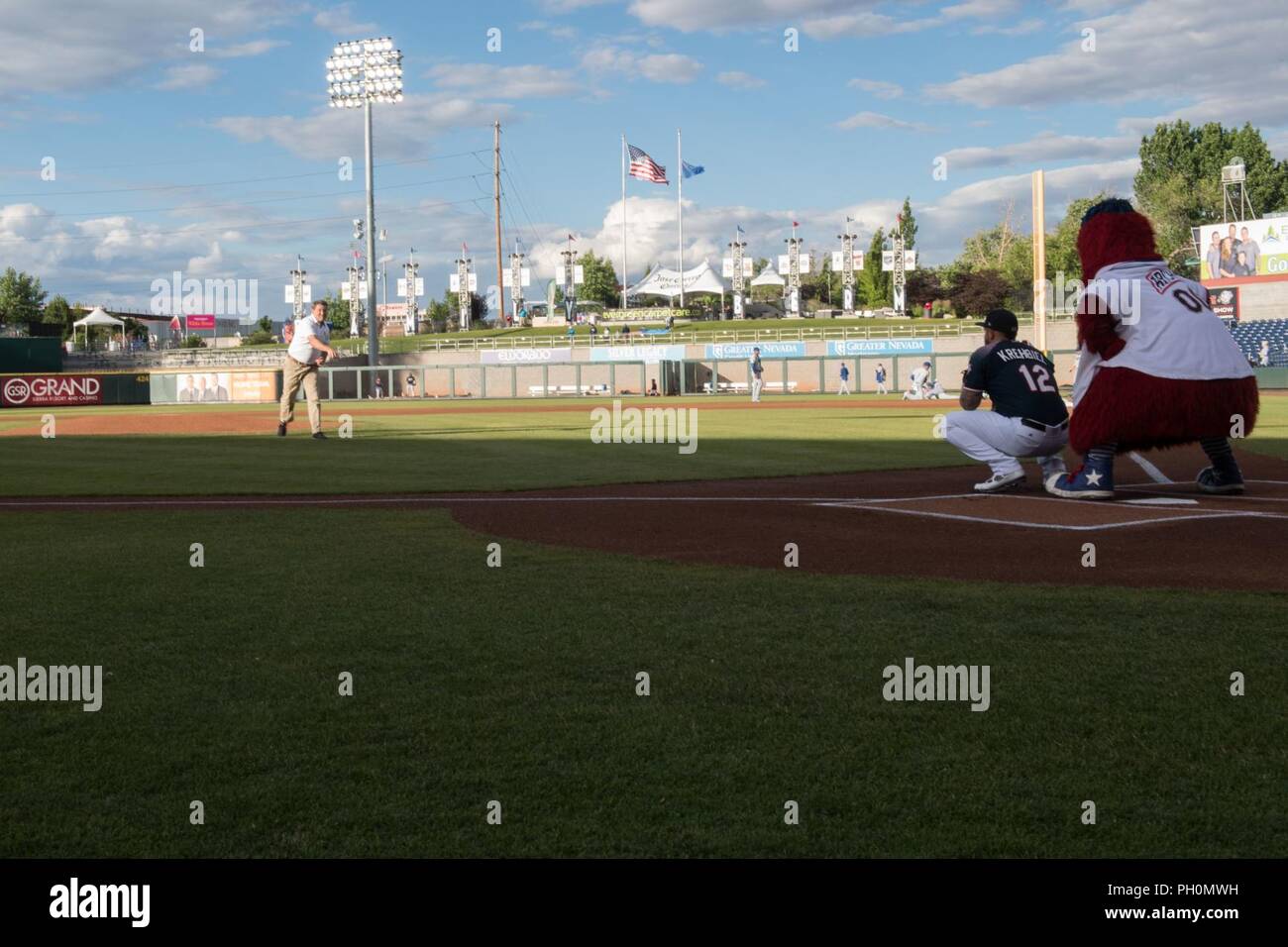 Photos: Rainiers win their home opener against the Reno Aces 12-5