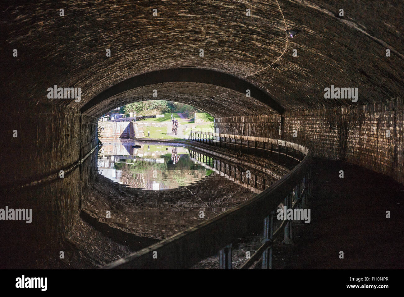 Curzon Street canal tunnel, Birmingham Stock Photo