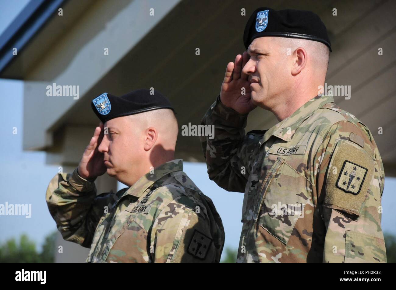 From Left To Right, Col. Sean P. Davis, Outgoing Commander, 59th ...