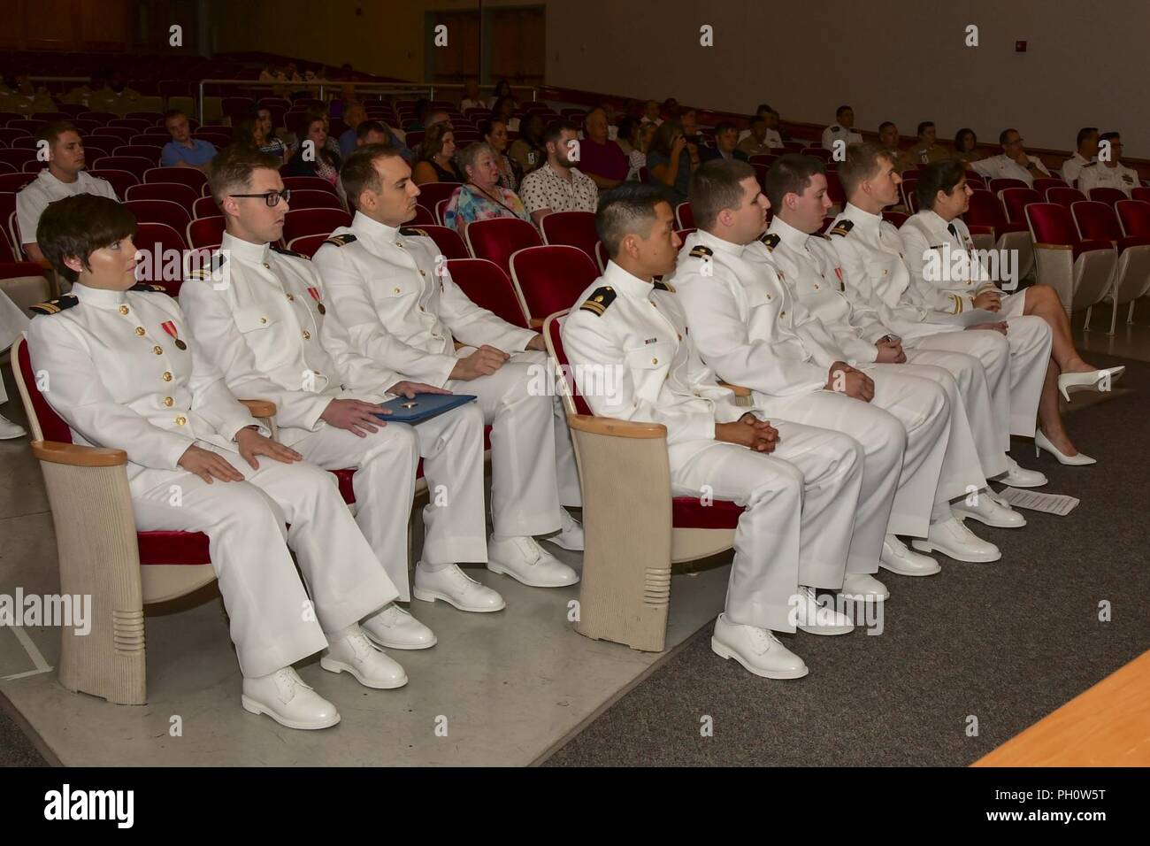 Portsmouth, Va. (June 15, 2018) Five residents graduate from the Advanced Education in General Dentistry program and three residents graduate from the General Practice Residency program at Naval Medical Center Portsmouth. Graduates of the two programs have the foundation to be independent clinicians providing and managing patient-focused dental care. Both of the programs are fully accredited by the Commission on Dental Accreditation of the American Dental Association. Stock Photo