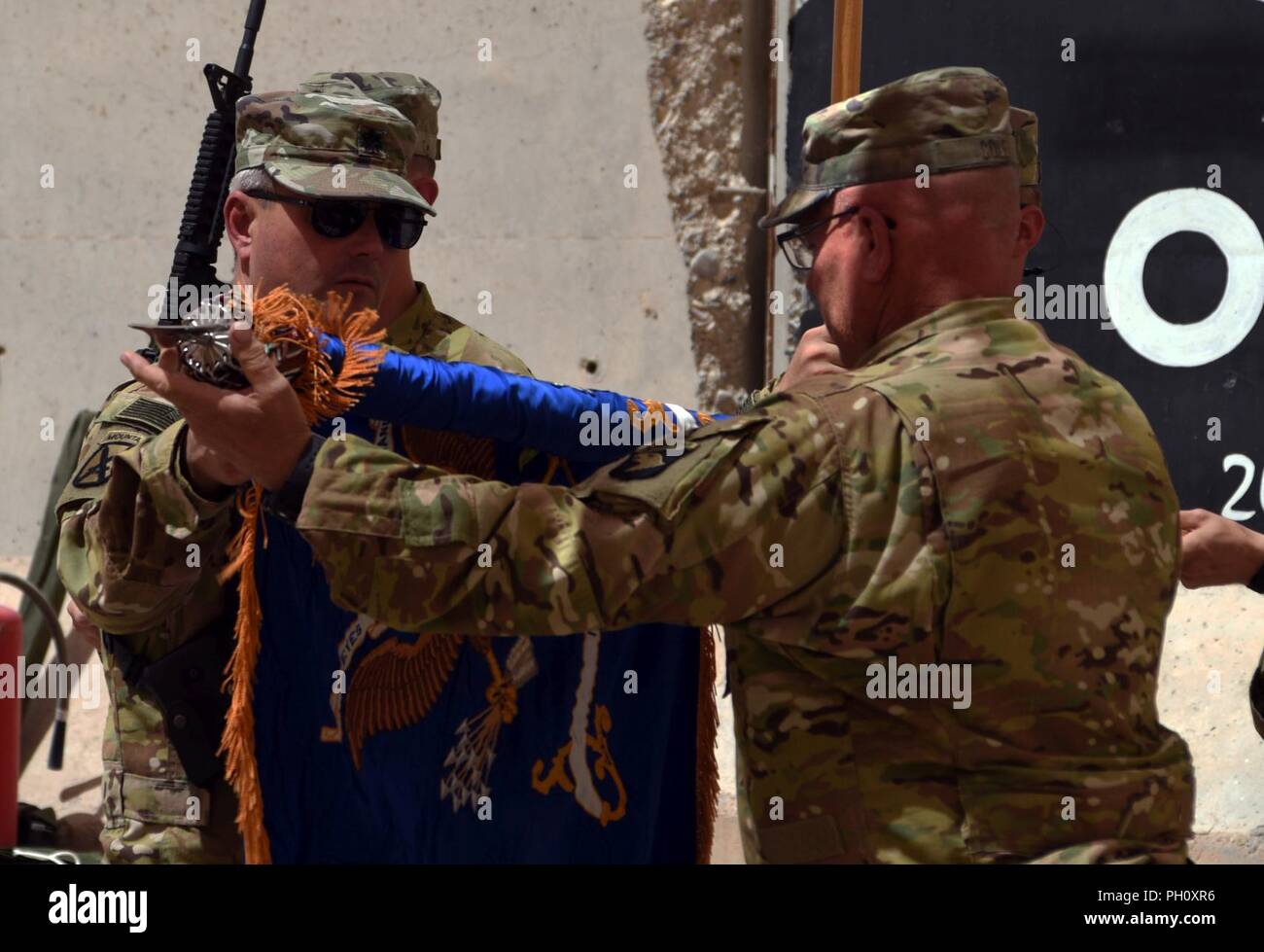 Task Force Marauder conducted a guidon casing ceremony June 23, 2018 to ...