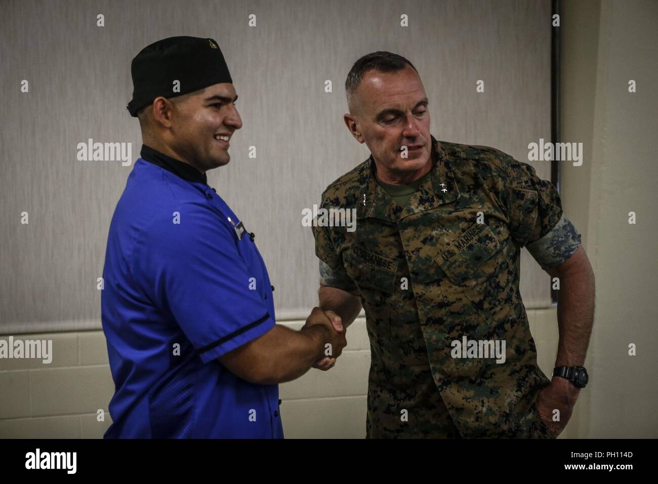 U S Marine Corps Maj Gen Vincent Coglianese Commander Marine