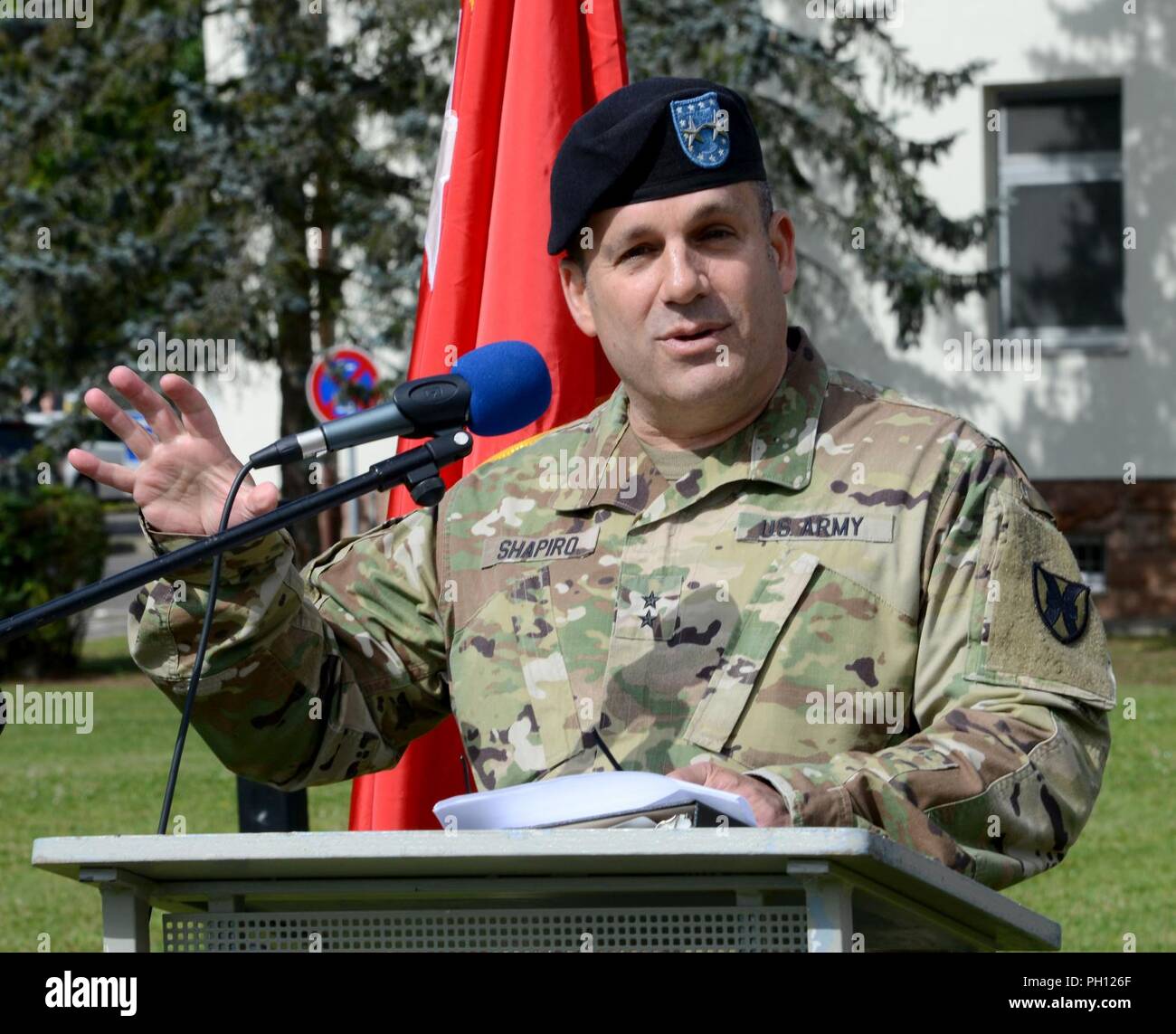 Maj. Gen. Steven A. Shapiro, commanding general, 21st Theater
