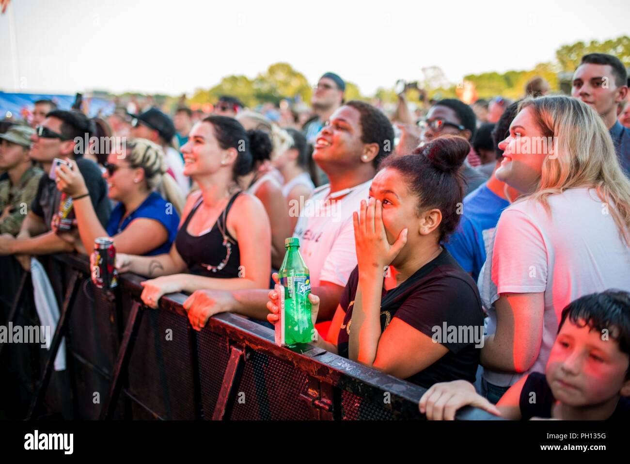 FORT BENNING, Ga. (June 26, 2018) Crowds watch the performances at